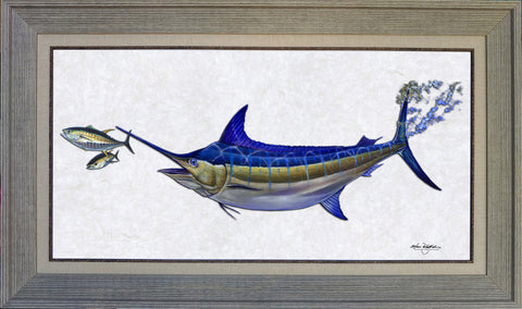 Acrylic Illustration - Blue Marlin