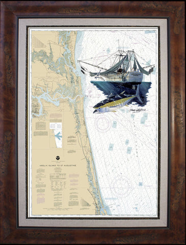 Chart Art - Florida East Coast and The Keys