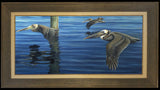 Fine Art - 3 Flying Pelicans