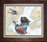 Chart Art - Alaska Cook Inlet