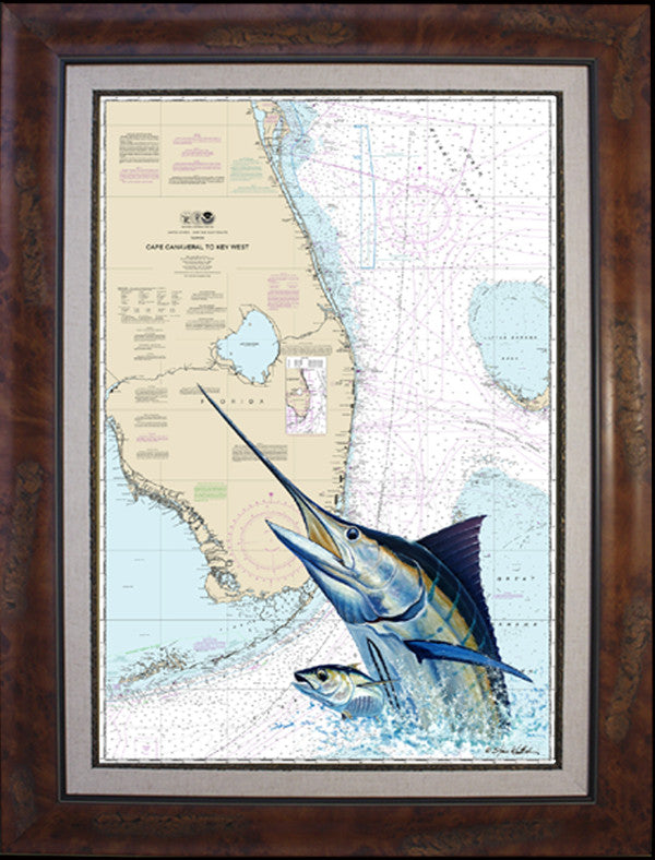 Chart Art | Steve Whitlock Game Fish Art – Steve Whitlock