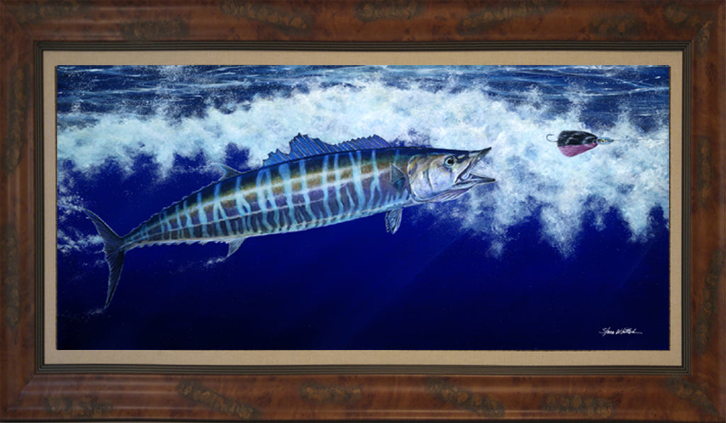 Wahoo Fish Color Pattern Wahoo Fish Art