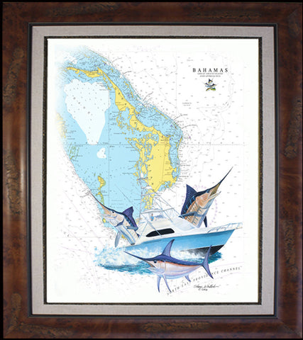 Chart Art - Abaco Billfish Slam
