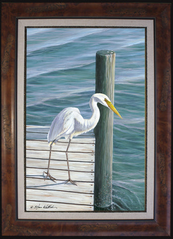 Fine Art - American Egret on Dock