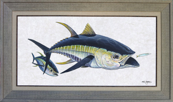 Acrylic Illustration - Yellowfin Tuna